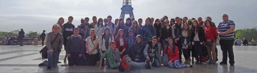 notre groupe à Paris