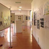 Vue de l'exposition des travaux d'élèves d'arts plastiques