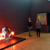 Au niveau 4 une salle dédiée à l'espace, au mouvement et au son dans la sculpture