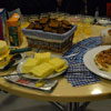 Finlande - 8 février - La table finnoise avec la raclette à fromage dont personne n'a compris l'usage